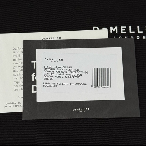 DeMellier AUTHENTIC! MEDIUM SIZE, NOT SMALL! Forest Green Crossbody/Shoulder Bag - Picture 4 of 16